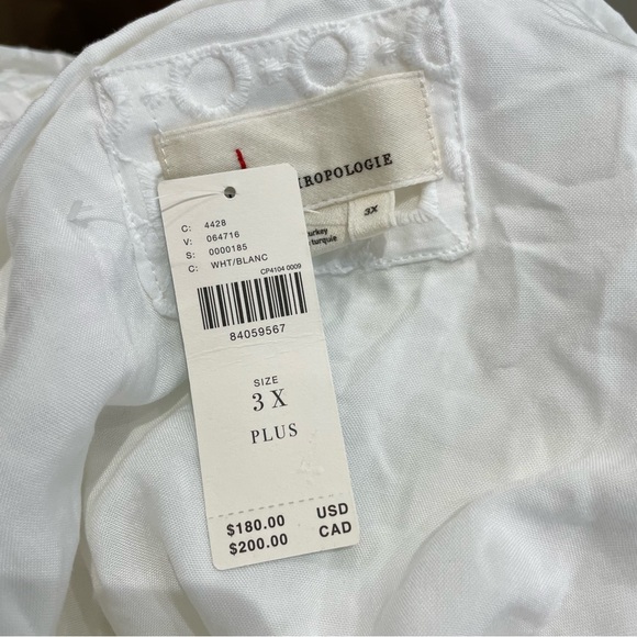 SOLD - NWT Anthropologie The Somerset Maxi Dress: Eyelet Edition / size 3X - Picture 6 of 6